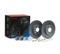 Disques + plaquettes ventilé de l'intérieur KT 08 011 BREMBO