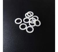 Disques plats en PTFE, rondelles plates en PTFE, épaisseur 1,25 mm, rondelles d'espacement en plastique, diamètres intérieurs 50, 55 et 60, 2 pièces (50 x 56 x 1,25 mm)(55x60x1.25mm)