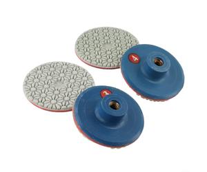 Disques Polissage Humide 3Pouces 4Pièces pour granit Marbre Disques | ConÃ§u polissage Ã sec, rÃ©duit dÃ©sordre et pollution, travail pour facile eau, option humide possible