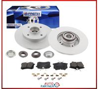 Disques Revêtements pour Citroen C3 Picasso C4 DS3 Peugeot 207 307 Arrière