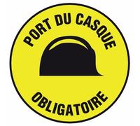 Disques rigides - Port du casque obligatoire NOVAP