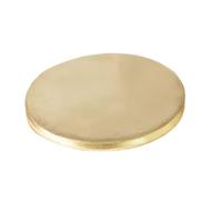 Disques ronds en laiton poli, faciles à usiner, feuilles rondes en laiton for la fabrication de bi-joux, épaisseur 0,5/1 mm, 10 pièces(1MM*32MM)