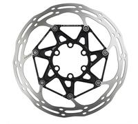 SRAM Disque de frein Centerline 2 pièces flottant 160 mm 6 trous Argenté/Noir