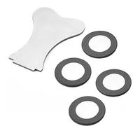 Disques transducteurs en verre adaptés pour chauffage électrique pour DIMPLEX Opti-Myst - 4 disques transducteurs de rechange avec 1 outil de capuchon