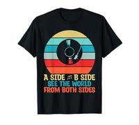 Disques Vinyle A Side B Side See The World from Both Sides T-Shirt