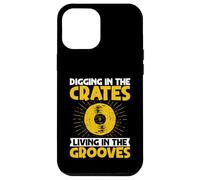 Disques Vinyle Digging in The Crates Living in The Grooves Coque pour iPhone 12 Pro Max