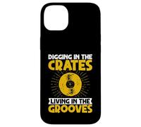 Disques Vinyle Digging in The Crates Living in The Grooves Coque pour iPhone 14 Plus