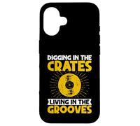 Disques Vinyle Digging in The Crates Living in The Grooves Coque pour iPhone 16