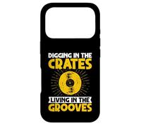 Disques Vinyle Digging in The Crates Living in The Grooves Coque pour iPhone 17 Pro