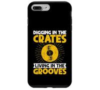 Disques Vinyle Digging in The Crates Living in The Grooves Coque pour iPhone 7 Plus/8 Plus