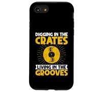 Disques Vinyle Digging in The Crates Living in The Grooves Coque pour iPhone SE (2020) / 7/8