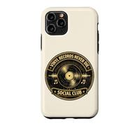 Disques Vinyle Never Die Social Club Vintage Collectors Coque pour iPhone 11 Pro