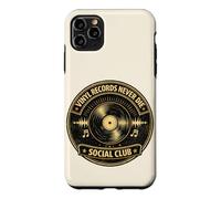 Disques Vinyle Never Die Social Club Vintage Collectors Coque pour iPhone 11 Pro Max