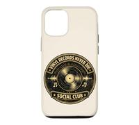 Disques Vinyle Never Die Social Club Vintage Collectors Coque pour iPhone 12/12 Pro