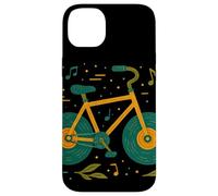 Disques vinyles en Forme de vélo pour Les Fans de Musique et Les Cyclistes Coque pour iPhone 14 Plus