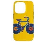 Disques vinyles en Forme de vélo pour Les Fans de Musique et Les Cyclistes Coque pour iPhone 14 Pro