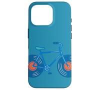 Disques vinyles en Forme de vélo pour Les Fans de Musique et Les Cyclistes Coque pour iPhone 16 Pro