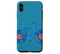 Disques vinyles en Forme de vélo pour Les Fans de Musique et Les Cyclistes Coque pour iPhone XS Max