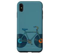 Disques vinyles en Forme de vélo pour Les Fans de Musique et Les Cyclistes Coque pour iPhone XS Max