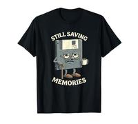 Disquette Amusante « Still Saving Memories » Retro Tech Joke T-Shirt