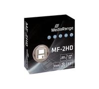 Disquette - MediaRange MR200 - Floppy Disc 1.44MB - 10 supports inclus - Noir