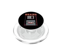 Disquette Retro Tech Nostalgie Old School Computing Humour PopSockets PopGrip pour MagSafe