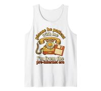 Disquette Technique rétro « Please Be Patient Pre-Internet Era » Débardeur