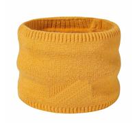 DISSA Écharpe Tubulaire Hiver Hommes et Femmes - Cache-Cou Épais en Polaire Douce Uni, Masque de Ski, Cagoule Élastique, Foulard Chaud pour Ski et Outdoor,Jaune,W40