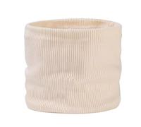 DISSA Écharpe Tubulaire Hiver Hommes et Femmes - Cache-Cou Épais en Polaire Douce Uni, Masque de Ski, Cagoule Élastique, Foulard Chaud pour Ski et Outdoor,Blanc,W10