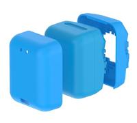 Disscool Coque de rechange en silicone compatible avec le jouet numérique interactif Bitzee Magicals - Souple et durable - Avec cordon de serrage - Bleu ciel