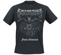 Dissection Finis Omnium Homme T-Shirt Manches Courtes Noir L, 100% Coton, Regular/Coupe Standard