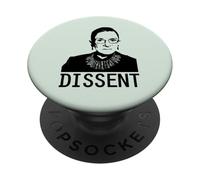 Dissent Ruth Bader Ginsburg RBG Feminist Icône Memes PopSockets PopGrip Adhésif