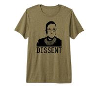 Dissent Ruth Bader Ginsburg RBG Feminist Icône Memes T-Shirt Haut de Gamme