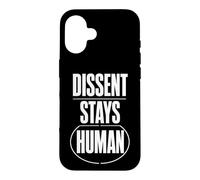 Dissent Stays Human Débat Respectueux Courage Civique Coque pour iPhone 16