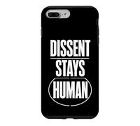 Dissent Stays Human Débat Respectueux Courage Civique Coque pour iPhone 7 Plus/8 Plus