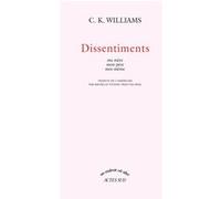 C. k. Williams – Dissentiments – Ma mère, mon père, moi‑même – Actes Sud – Broché