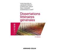 Dissertations littéraires générales
