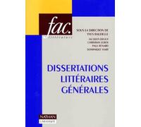 Dissertations littéraires générales