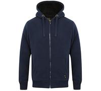 Dissident - Sweat À Capuche Pour Homme Modèle Toulouse Doublure Polaire - Bleu foncé, XL