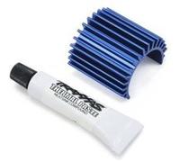 Dissipateur chaleur alu bleu pour moteur brushless velineon 380 - Traxxas TRX3374