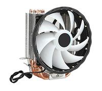 Dissipateur de Chaleur à Double Ventilateur, Refroidisseur de processeur à roulement hydraulique 12 V DC Haute efficacité 6 caloducs à Faible Bruit pour Intel LGA775 1155 1156 1366 pour AMD