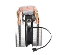 Dissipateur de Chaleur CPU Kit de Refroidissement CPU en Alliage D'aluminium à Double Tour Dissipateur de Chaleur Supporte Le Contrôle de la Température