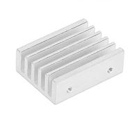 Dissipateur thermique de moteur RC en alliage d'aluminium léger argenté, dissipateur thermique de refroidissement pour voiture 1/28 284161 RC