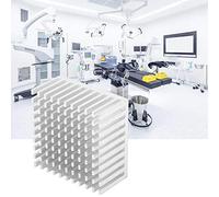 Dissipateur Thermique en Aluminium, 5 pièces dissipateur de Chaleur profilé en Aluminium PCB dissipateur de Chaleur Fournitures électriques pour Carte d'alimentation 40x20x40mm (Argent)