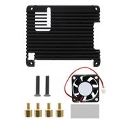 Dissipateur thermique en aluminium, assemblage facile, refroidissement par ventilateur actif, gestion thermique pour accessoires de carte de développement 4B