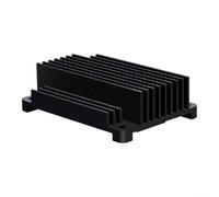 Dissipateur thermique en aluminium avec ventilateur pour Raspberry Pi CM4 | Dissipateur thermique en alliage d'aluminium avec ventilateur de 30 mm pour Raspberry Pi CM4/CM5, refroidissement actif et