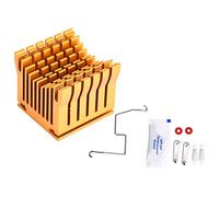 Dissipateur thermique en aluminium doré, solution de refroidissement 43x40x36mm pour circuits imprimés et composants électroniques
