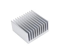 Dissipateur Thermique en Aluminium, Kit dissipateur Thermique, Dissipateur Thermique en Aluminium Dissipateur Thermique 11 Dents 40mm*40mm*20mm Blanc