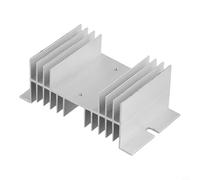 Dissipateur thermique en aluminium pour SSR 100 A pour relais statique avec dissipation efficace de la chaleur pour un contrôle monophasé et pour les applications d'éoliennes