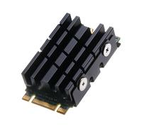 Dissipateur thermique FinalCool IceSoul 01 M.2 2242-2230 SSD, dissipateur thermique double face, avec coussinet thermique en silicone pour PC/PS5 M.2 NVMe SSD IceSoul 01-2280
